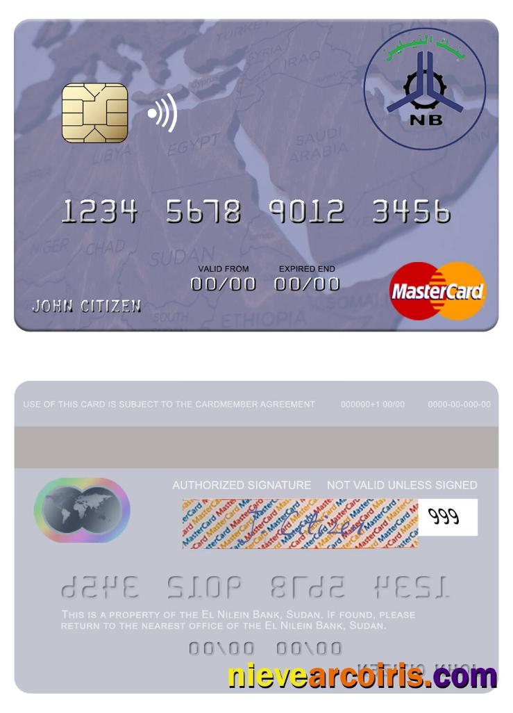 Sudan El Nilein Bank mastercard